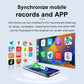 2-in-1 car adapter synchronizing mobile app screens to the car display