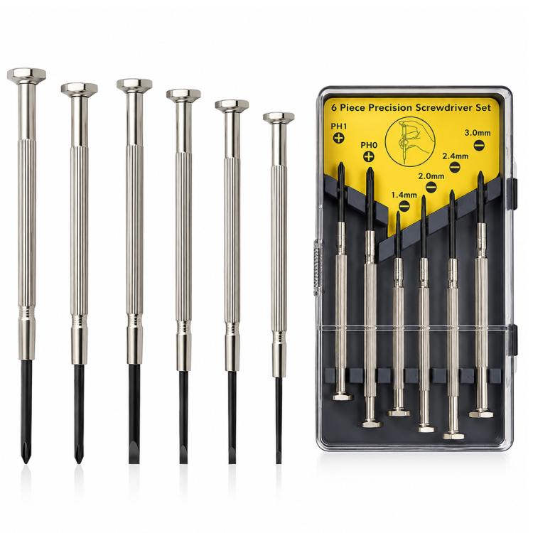 6 Set Precision Screwdriver Set for Watch and Eyeglass Repair