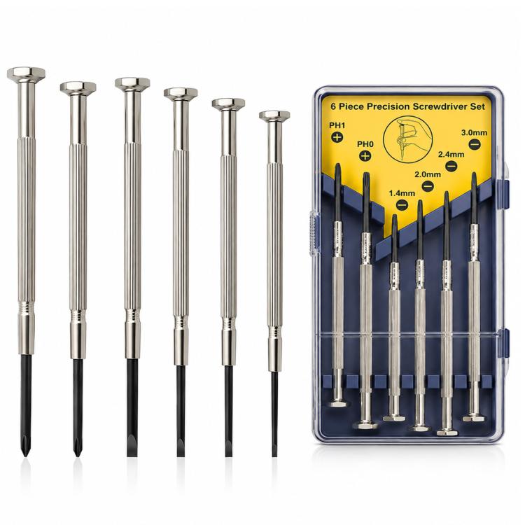 6 Set Precision Screwdriver Set for Watch and Eyeglass Repair