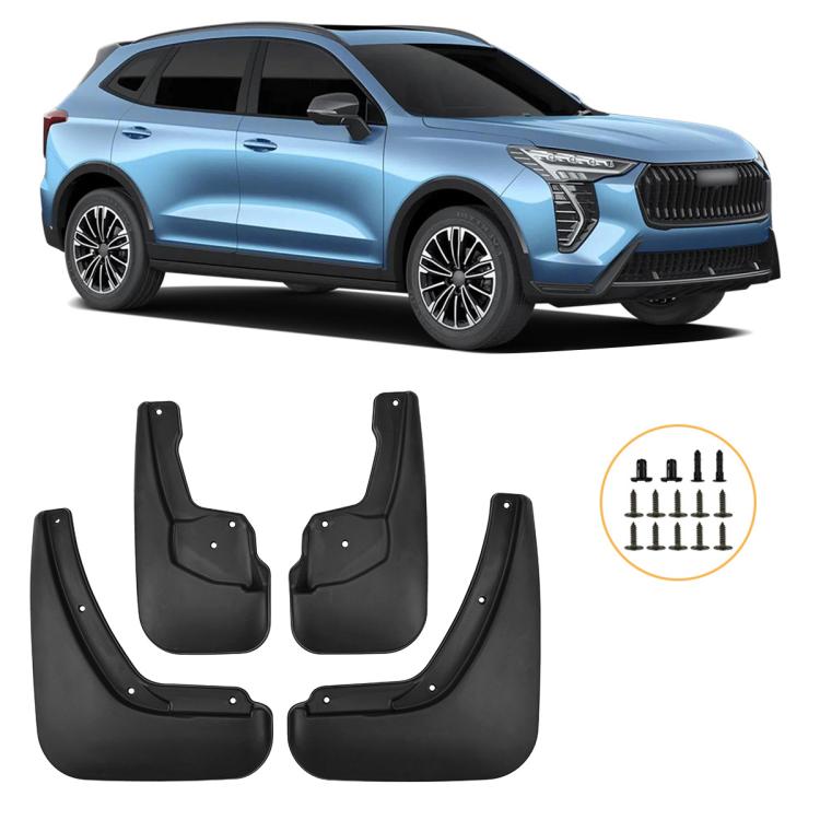 4pcs/Set Car Wheel Splash Flaps Fender Guard, For GreatWall Haval Jolion 2024