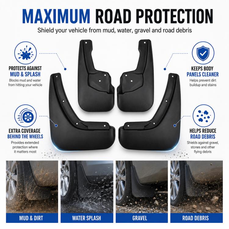 4pcs/Set Car Wheel Splash Flaps Fender Guard, For GreatWall Haval Jolion 2024