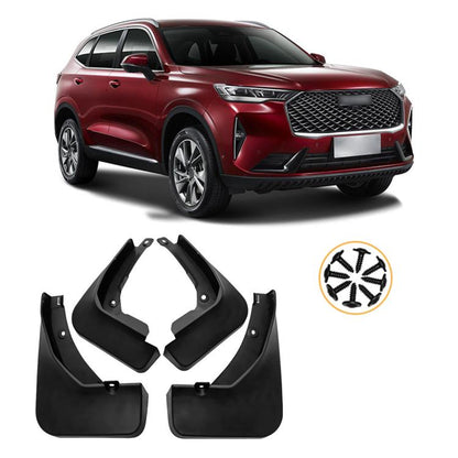 4pcs/Set Car Wheel Splash Flaps Fender Guard, For GreatWall Haval H6 2021