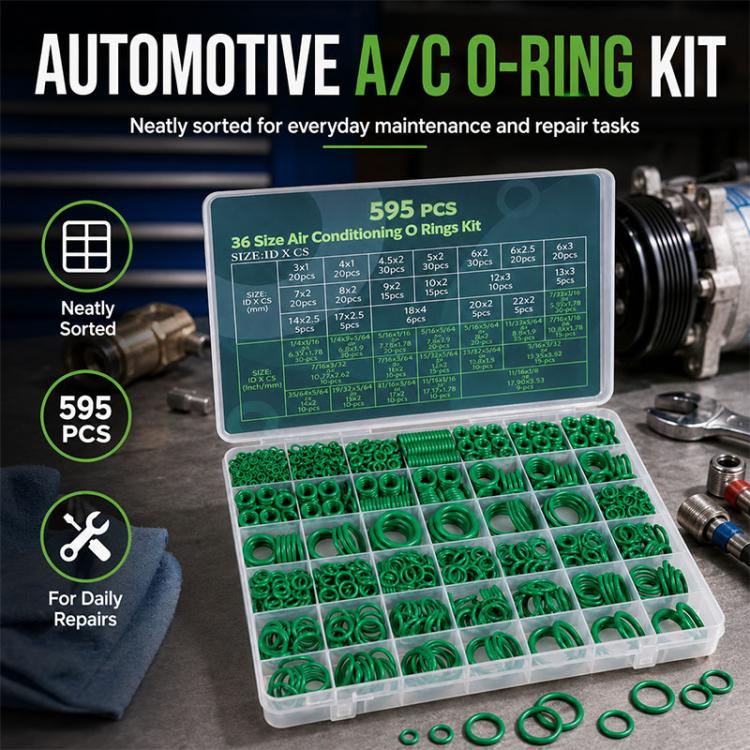 O-shaped Car Air conditioner Fixing Rubber Ring Tool Kit