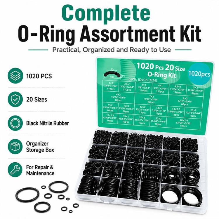 O-shaped Nitrile Fixing Rubber Ring Tool Kit