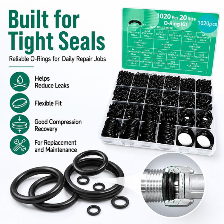 O-shaped Nitrile Fixing Rubber Ring Tool Kit