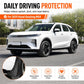 Black splash flap guards helping reduce splash, dust, and road debris
