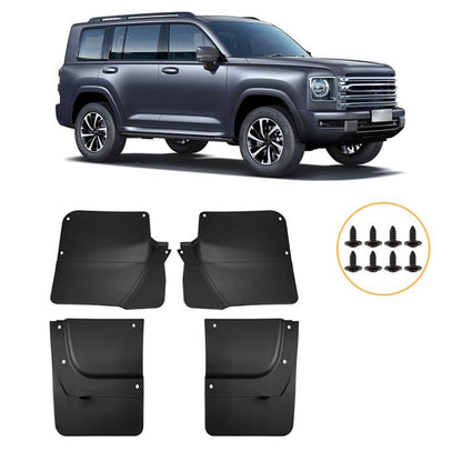 4pcs/Set Car Wheel Splash Flaps Fender Guard, For GreatWall Haval H9 2024