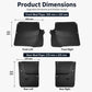 4pcs/Set Car Wheel Splash Flaps Fender Guard, For GreatWall Haval H9 2024