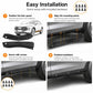Black rear wheel splash flaps with included mounting screws and easy installation fit
