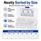 O-shaped Seal Fixing Ring Tool Kit 250 pcs /Set