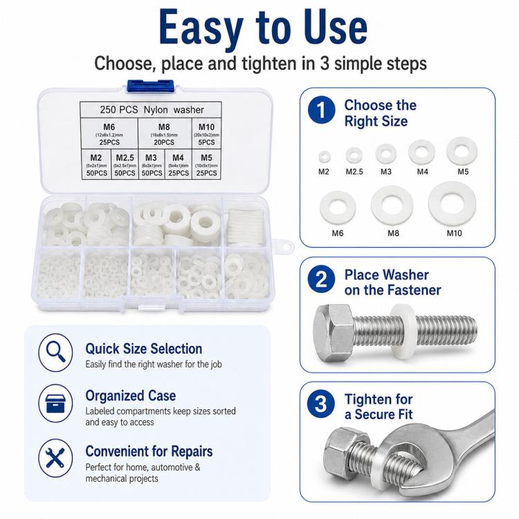 O-shaped Seal Fixing Ring Tool Kit 250 pcs /Set