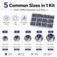 Anti-Slip Hexagonal Nut Plug 150PCS, M4-M6