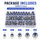 Anti-Slip Hexagonal Nut Plug 150PCS, M4-M6