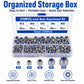 Anti-Slip Hexagonal Nut Plug 210PCS, M3-M8