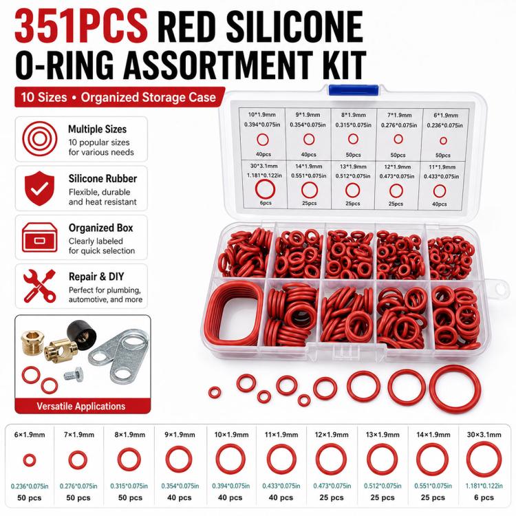 O-shaped Fixing Rubber Ring Tool Kit 351 PCS/Set