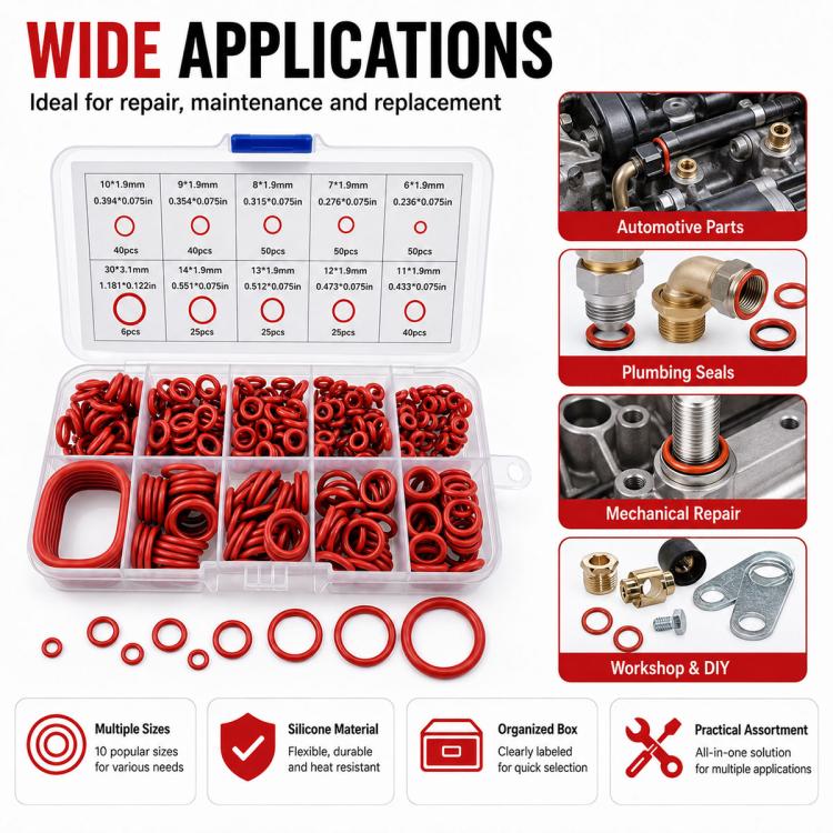 O-shaped Fixing Rubber Ring Tool Kit 351 PCS/Set