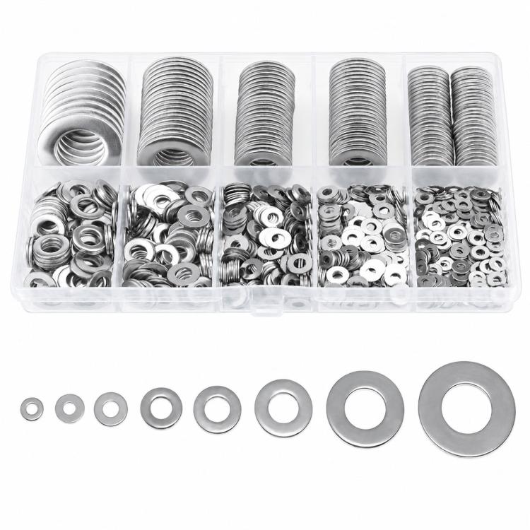 Flat Washer Insulating Round Spacers Suitable for Home use, 80 pcs, 180 pcs, 360 pcs