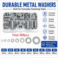 M2-M12 Flat Washer Insulating Round Spacers Suitable for Home use, M2 - M12 580 pcs