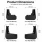 4pcs/Set Car Wheel Splash Flaps Fender Guard, For GreatWall Haval H2 2014-2020