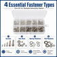 Hexagonal Nuts and Bolts 320PCS / Set, M2-M5 320PCS