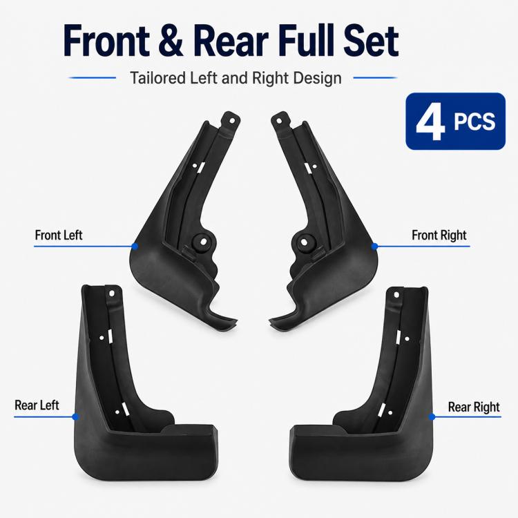 4pcs/Set Car Wheel Splash Flaps Fender Guard, For Geely Galaxy E5 2024