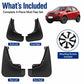 4pcs/Set Car Wheel Splash Flaps Fender Guard, For Geely GX3 2019-2020