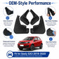 4pcs/Set Car Wheel Splash Flaps Fender Guard, For Geely GX3 2019-2020