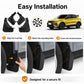 4pcs/Set Car Wheel Splash Flaps Fender Guard, For Geely Binyue 2021