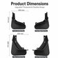 4pcs/Set Car Wheel Splash Flaps Fender Guard, For Geely Binyue 2021