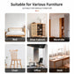 Furniture use graphic for stainless steel right-angle corner brackets