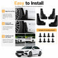 4pcs/Set Car Wheel Splash Flaps Fender Guard, For Geely Galaxy Starlight 7 2026
