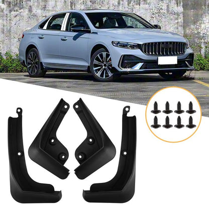 4pcs/Set Car Wheel Splash Flaps Fender Guard, For Geely Preface 2026
