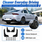 4pcs/Set Car Wheel Splash Flaps Fender Guard, For Geely Preface 2026