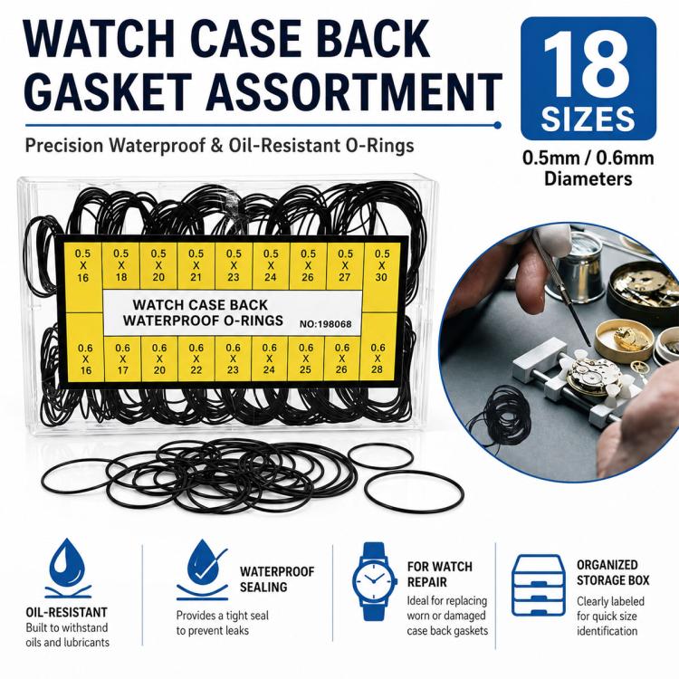 Waterproof Seal Fixing Rubber Ring Suitable For Watch and Clock Repair