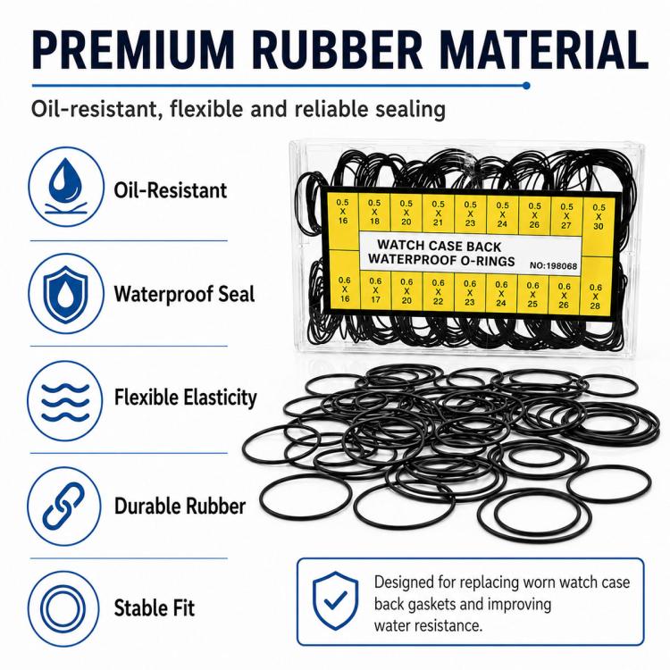 Waterproof Seal Fixing Rubber Ring Suitable For Watch and Clock Repair