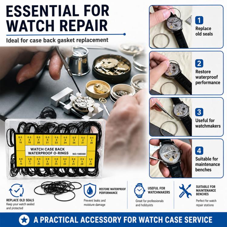 Waterproof Seal Fixing Rubber Ring Suitable For Watch and Clock Repair