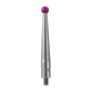 Threaded Ball Lever Dial Indicator Probe, Stainless steel, Ruby