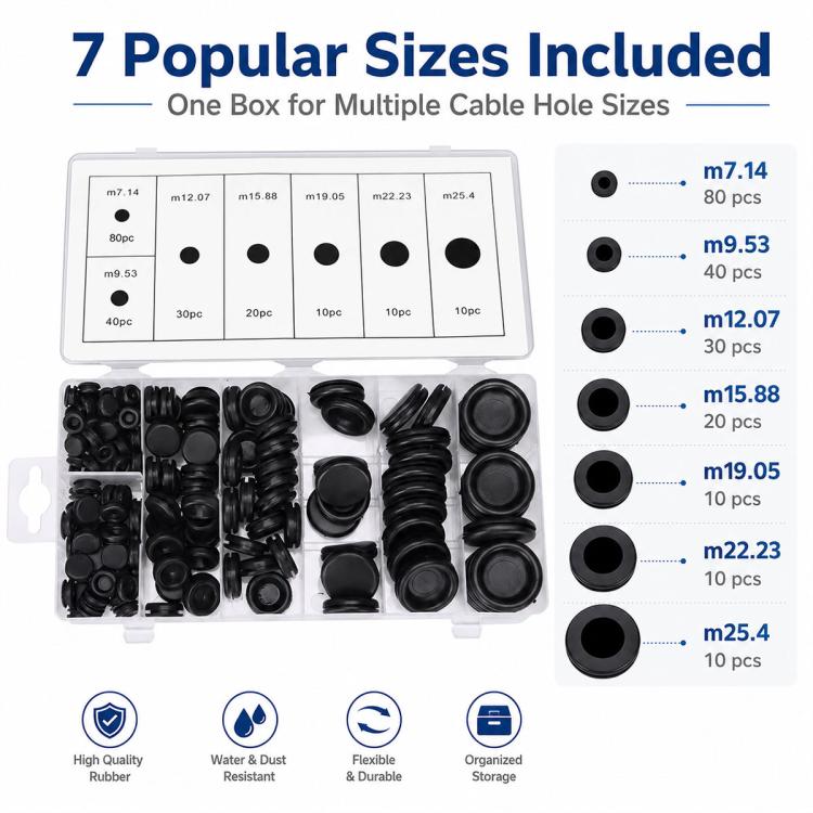 200 PCS/Set NBR Waterproof Seal Rubber Ring