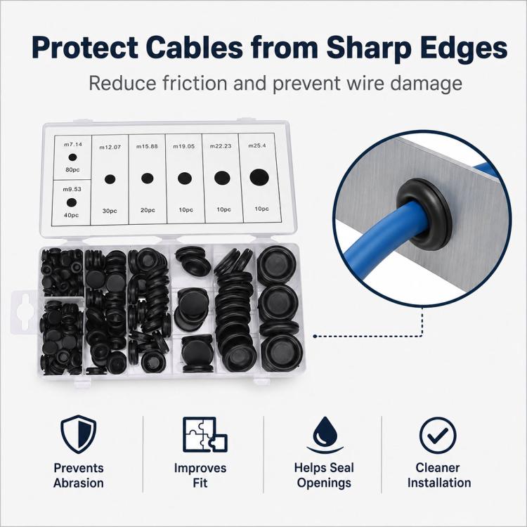 200 PCS/Set NBR Waterproof Seal Rubber Ring