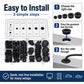 200 PCS/Set NBR Waterproof Seal Rubber Ring
