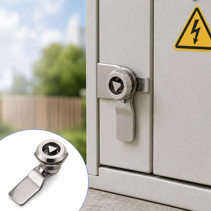 MS408 Stainless Steel Distribution Box Cabinet Door Triangle Lock