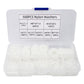 500PCS Nylon Flat Washer Insulating Round Spacers, 500PCS White