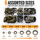 Seal Fixing Rubber Ring Flat Washer Insulating Spacers 100PCS