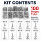 M4 Self-tapping Screw 100 PCS /  Set
