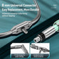 8mm universal connector and aluminum folding frame for landing net