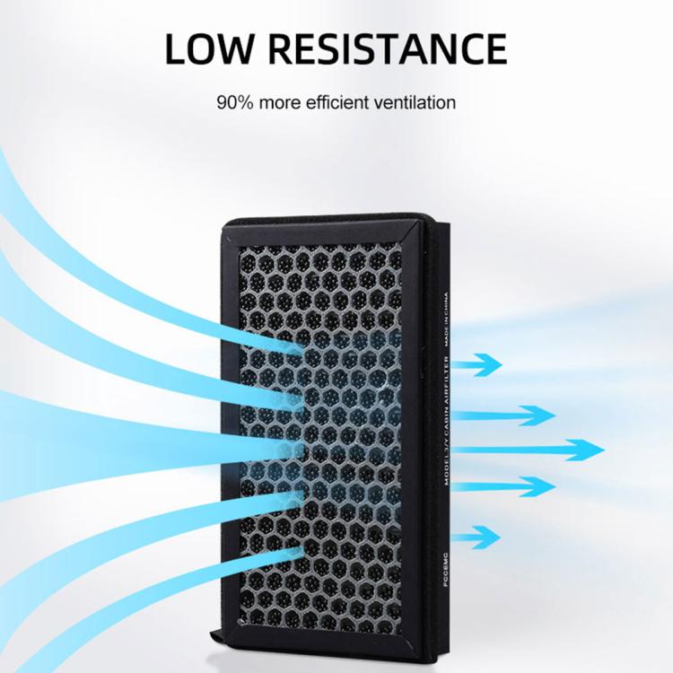 Car Air-conditioning Built-in Filter Element Activated Carbon for Tesla Model 3 / Y, Filter Element