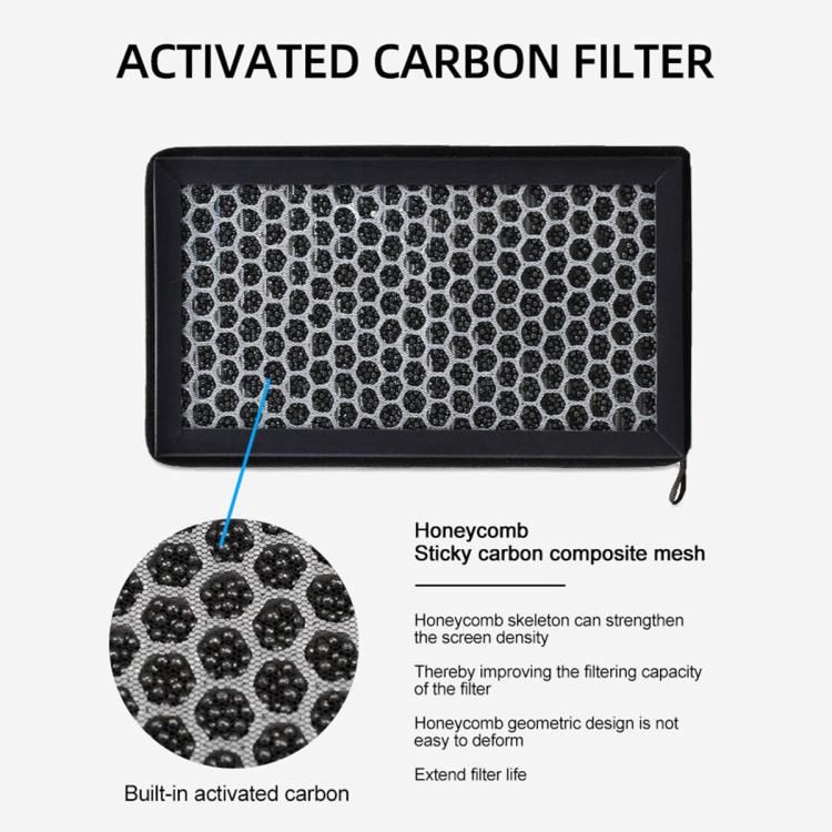 Car Air-conditioning Built-in Filter Element Activated Carbon for Tesla Model 3 / Y, Filter Element