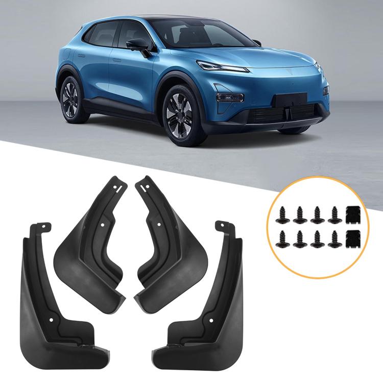 4pcs/Set Car Wheel Splash Flaps Fender Guard, For Changan Deepal S05 2024