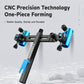 Blue and black dual fishing rod holder bracket with two mounting arms