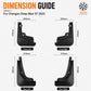 4pcs/Set Car Wheel Splash Flaps Fender Guard, For Changan Deepal S7 2023